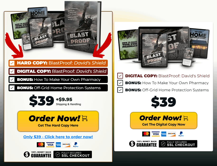 Buy David's Shield USA - official price and discount offer